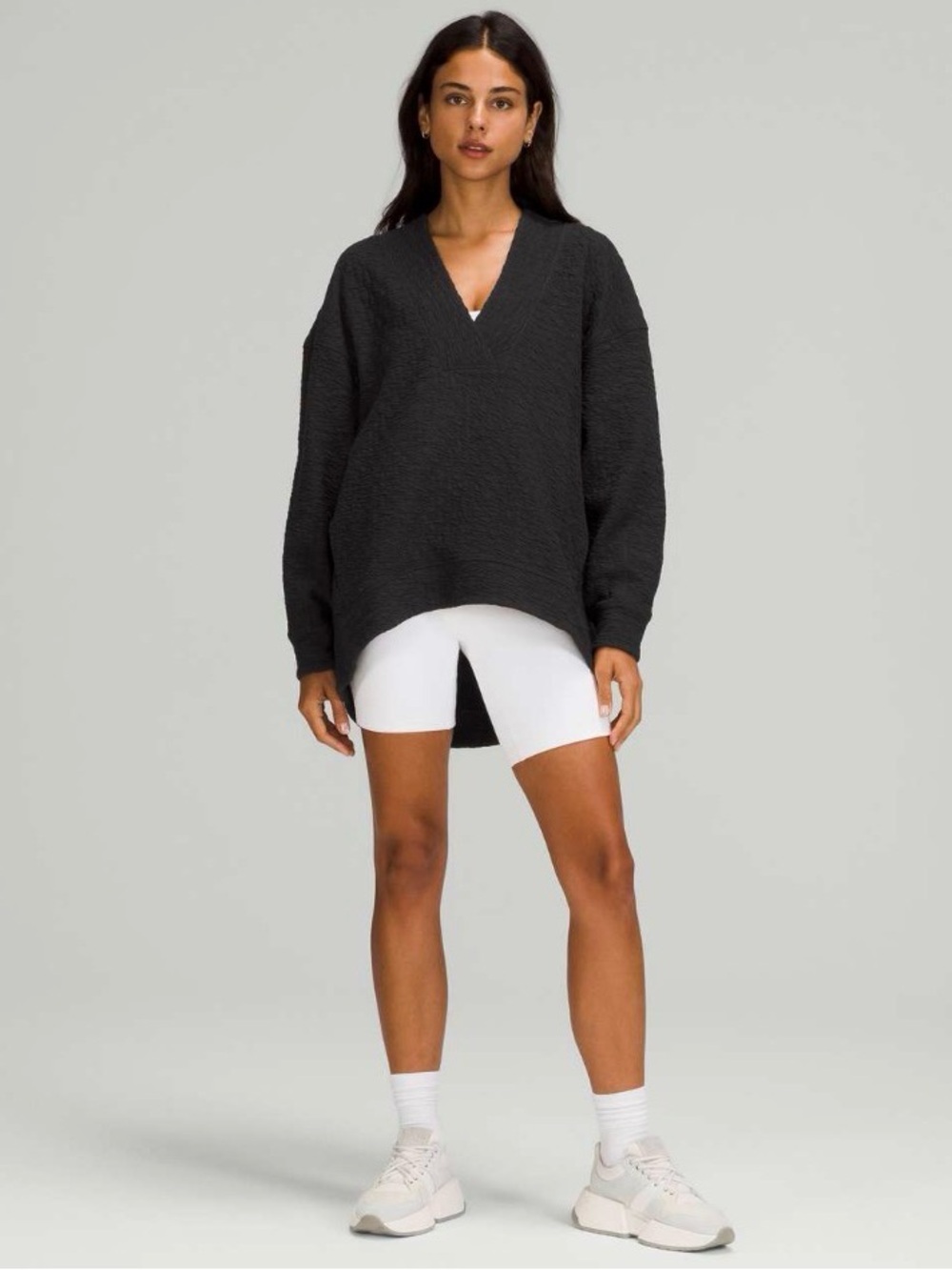 lululemon athletica Rippled V Neck Pullover